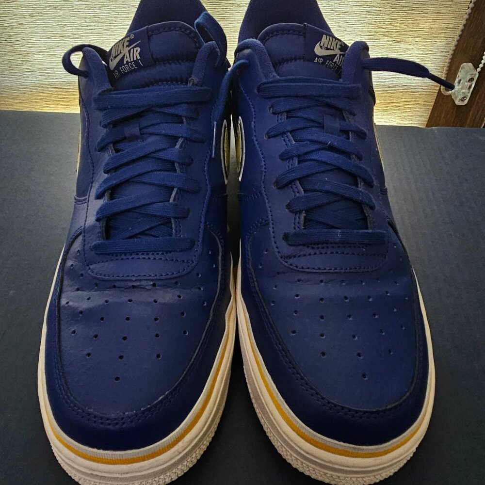 Nike Air Force 1 Low Sport NBA Deep Royal/University Gold-Off White